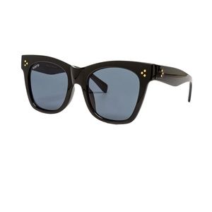 BLACK OVERSIZED SUNGLASSES